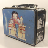 1996 King Features Syndicate Betty Boop Waitress in Roller Skates Diner Themed Tin Metal Lunch Box