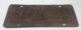 Vintage 1938 Florida Vehicle License Plate Tag T21 105