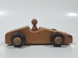 Vintage 1970s The Wooden Toy Company of Canada Racer Car Wood Toy Vehicle