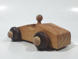 Vintage 1970s The Wooden Toy Company of Canada Racer Car Wood Toy Vehicle