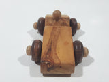 Vintage 1970s The Wooden Toy Company of Canada Racer Car Wood Toy Vehicle