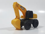 CAT Caterpillar Excavator Yellow Plastic Toy Car Vehicle 9862
