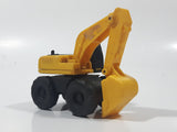CAT Caterpillar Excavator Yellow Plastic Toy Car Vehicle 9862