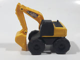CAT Caterpillar Excavator Yellow Plastic Toy Car Vehicle 9862