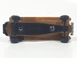 Unknown Brand Antique Classic Car Black with Brown Fenders Die Cast Toy Car Vehicle