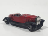 Vintage Summer Marz Karz S8106 1930 Packard Boattail Speedster Red with Black Fenders Die Cast Toy Car Vehicle