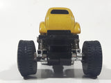 New Ray Monster Truck Gold with Dragons Pull Back Action Die Cast Toy Car Vehicle Missing Front Wheels