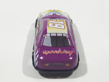 Unknown Brand Stock Car #19 Speedway Purple Die Cast Toy Race Car Vehicle