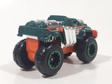 Zuru Metal Machines Bone Crusher Truck Green and Orange #65 Die Cast Toy Car Vehicle