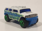 2013 Hot Wheels HW City: Graffiti Rides Rockster Pearl White Die Cast Toy Car Vehicle