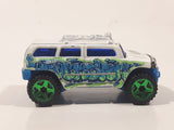 2013 Hot Wheels HW City: Graffiti Rides Rockster Pearl White Die Cast Toy Car Vehicle