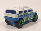2013 Hot Wheels HW City: Graffiti Rides Rockster Pearl White Die Cast Toy Car Vehicle