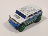 2013 Hot Wheels HW City: Graffiti Rides Rockster Pearl White Die Cast Toy Car Vehicle