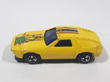 Vintage Gingell (Rhino) Porsche 928 Cobra Snake Yellow Die Cast Toy Car Vehicle
