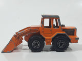Vintage Majorette No. 211 & 263 Tracto Bull Dozer Front End Loader Orange 1/87 Scale Die Cast Toy Construction Equipment Vehicle