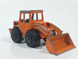 Vintage Majorette No. 211 & 263 Tracto Bull Dozer Front End Loader Orange 1/87 Scale Die Cast Toy Construction Equipment Vehicle
