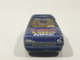 Vintage May Cheong MC Toys Toyota MR-2 Turbo Dark Blue Die Cast Toy Car Vehicle