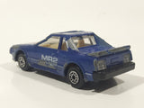 Vintage May Cheong MC Toys Toyota MR-2 Turbo Dark Blue Die Cast Toy Car Vehicle