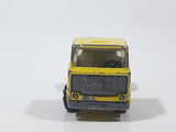 Vintage PlayArt Semi Tractor Truck Yellow Die Cast Toy Car Vehicle Made in Hong Kong