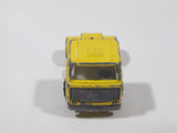 Vintage PlayArt Semi Tractor Truck Yellow Die Cast Toy Car Vehicle Made in Hong Kong
