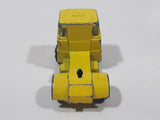 Vintage PlayArt Semi Tractor Truck Yellow Die Cast Toy Car Vehicle Made in Hong Kong
