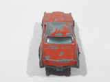 Vintage 1970s PlayArt Cadillac Eldorado Orange Die Cast Toy Car Vehicle Made in Hong Kong