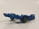 Vintage Tonka 813581 Blue Trailer Plastic Die Cast Toy Car Vehicle Made in Mexico
