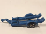 Vintage Tonka 813581 Blue Trailer Plastic Die Cast Toy Car Vehicle Made in Mexico