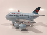 Toy Tech Air Canada Jumbo Jet Pull Back Light Up Plastic Die Cast Toy Airplane