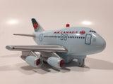 Toy Tech Air Canada Jumbo Jet Pull Back Light Up Plastic Die Cast Toy Airplane