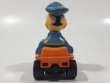 Vintage 1979 Walt Disney Productions Lesney Matchbox Orange Donald Duck Cartoon Character Series No. 2 Blue Die Cast Toy Sailor Themed Car Vehicle