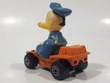 Vintage 1979 Walt Disney Productions Lesney Matchbox Orange Donald Duck Cartoon Character Series No. 2 Blue Die Cast Toy Sailor Themed Car Vehicle