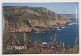 Guernsey UK South Coast Cliffs 2 1/8" x 3 1/8" Fridge Magnet