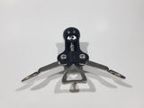 Black Plastic and Metal Corkscrew Wine Bottle Opener 3 1/2" Long Fridge Magnet