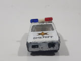 Unknown Brand Dodge Monaco Sheriff  Police Cop White Black Die Cast Toy Car Emergency Rescue Vehicle