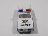 Unknown Brand Dodge Monaco Sheriff  Police Cop White Black Die Cast Toy Car Emergency Rescue Vehicle