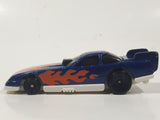1996 McDonald's Hot Wheels Flames Series Funny Car 1/5 Blue Die Cast Toy Race Car Vehicle