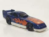 1996 McDonald's Hot Wheels Flames Series Funny Car 1/5 Blue Die Cast Toy Race Car Vehicle