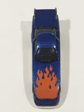 1996 McDonald's Hot Wheels Flames Series Funny Car 1/5 Blue Die Cast Toy Race Car Vehicle