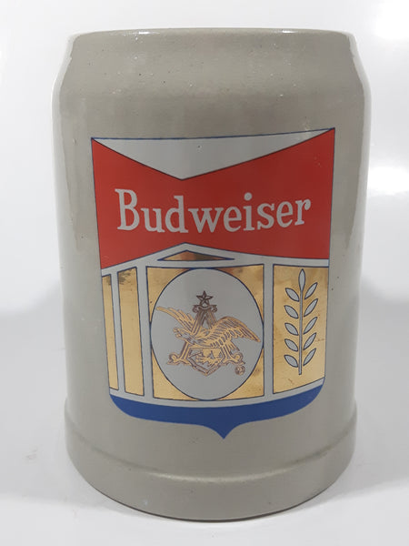 Vintage Budweiser Beer 5" Tall Stoneware Stein Mug
