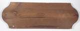 Vintage North Columbia Trading Company Wooden Giftware Restroom This Way Finger Pointing 7" x 20" Wood Wall Plaque Sign