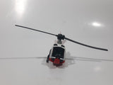 Vintage Majorette Gazelle Rescue Helicopter White Die Cast Toy Aircraft Vehicle Missing Parts