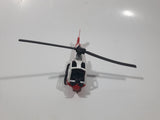 Vintage Majorette Gazelle Rescue Helicopter White Die Cast Toy Aircraft Vehicle Missing Parts