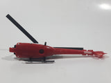 Vintage Majorette Gazelle Rescue Helicopter White Die Cast Toy Aircraft Vehicle Missing Parts