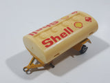 Majorette Shell Fuel Tanker Transport Trailer Yellow Die Cast Toy Car Vehicle Busted Wheels
