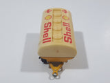 Majorette Shell Fuel Tanker Transport Trailer Yellow Die Cast Toy Car Vehicle Busted Wheels