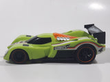 2014 Toy State Hot Wheels Energy RC 24 Ours Green 5 3/8" Long Plastic Remote Control Toy Car Vehicle NO CONTROLLER