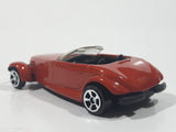 2010 Maisto Fresh Metal Chrysler Prowler Convertible Orange 1/64 Scale Die Cast Toy Car Vehicle