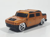 2001 Maisto Hummer H2 Concept Metalflake Copper Orange Die Cast Toy Car Vehicle