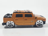 2001 Maisto Hummer H2 Concept Metalflake Copper Orange Die Cast Toy Car Vehicle